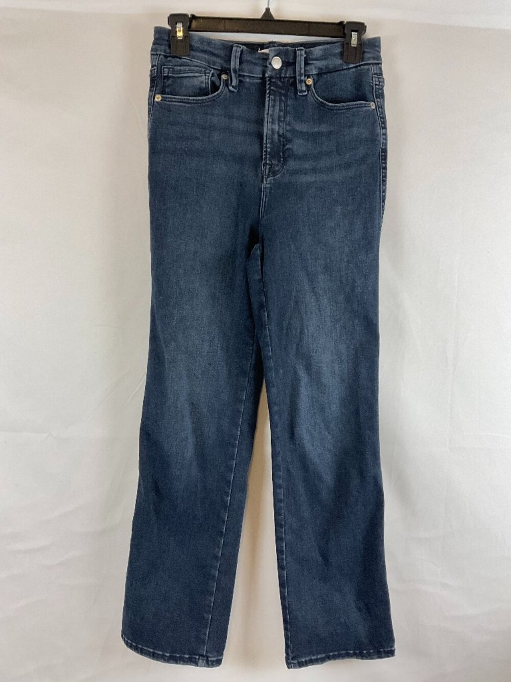 Good American Jeans Good Curve Straight 00-4 Sizes Super High-Rise 25" Inseam